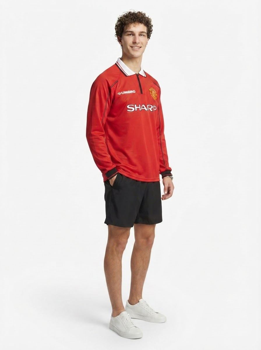 Jersey Retro Manchester United 1998/99 I Longsleeve