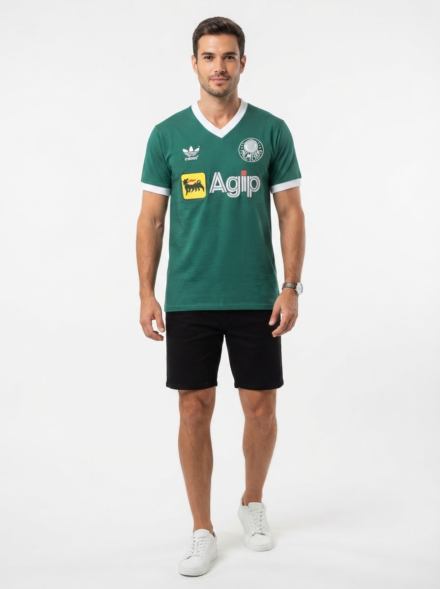 Palmeiras 1987 I Home Jersey - Retro Version