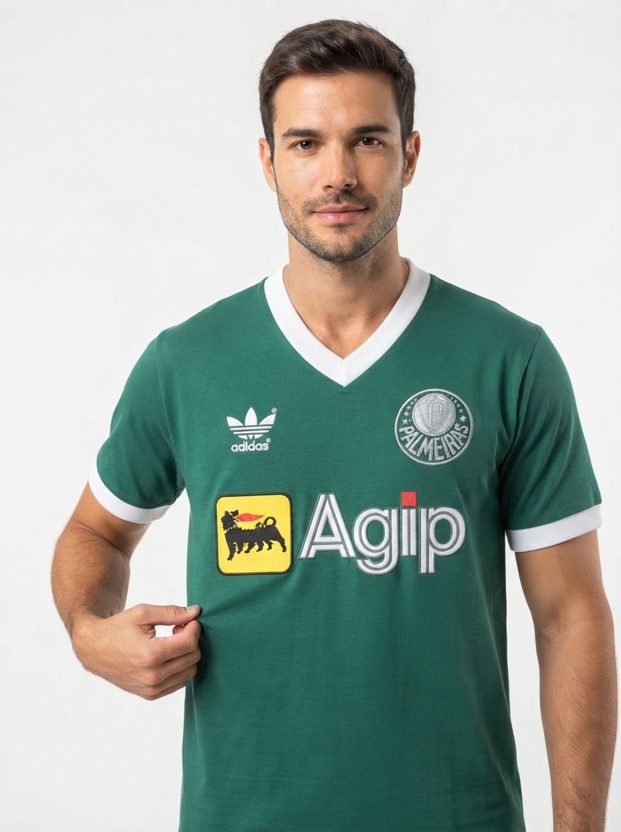 Palmeiras 1987 I Home Jersey - Retro Version