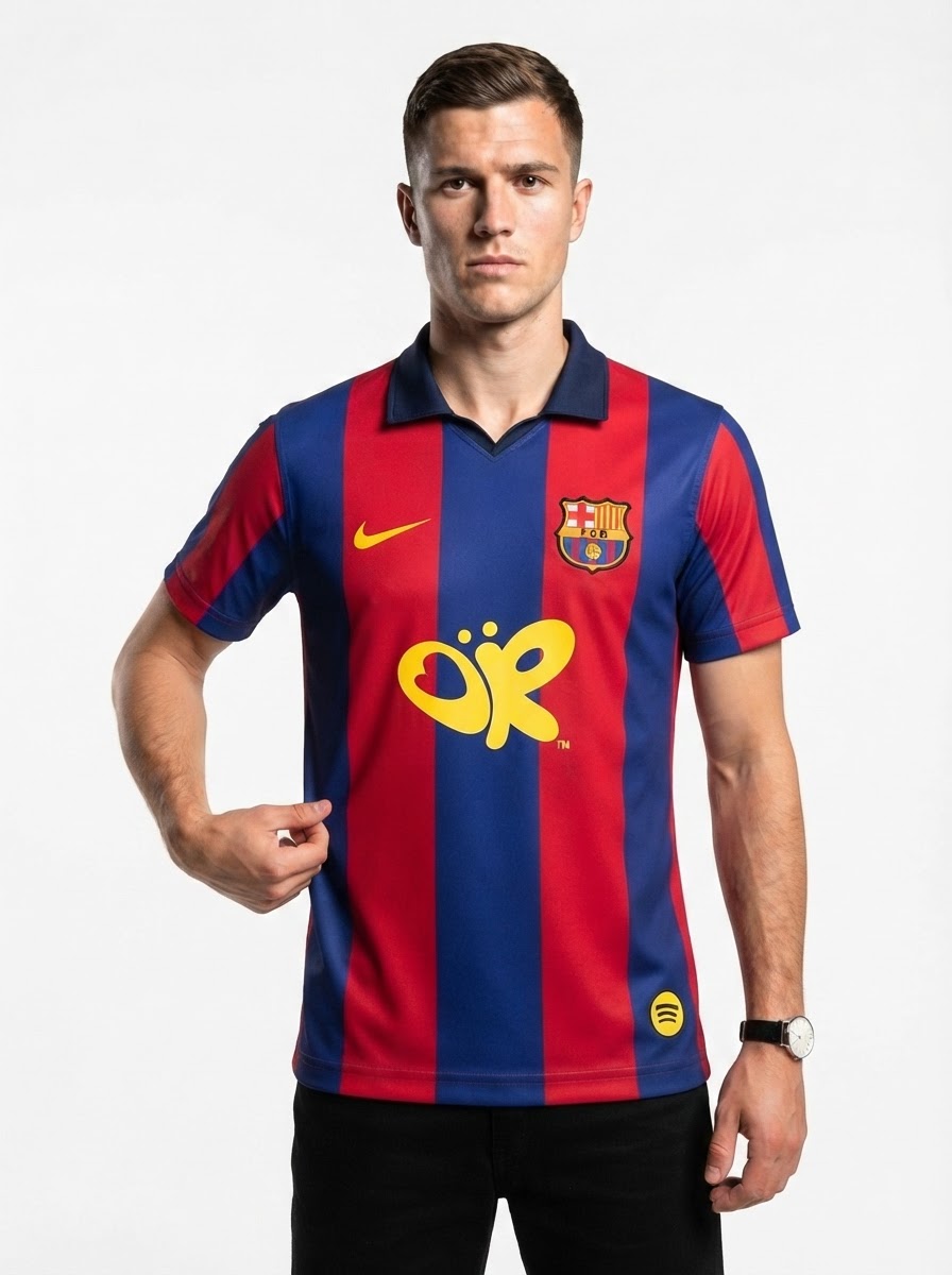 Retro 2003/04 FC Barcelona x Olivia Rodrigo x Spotify