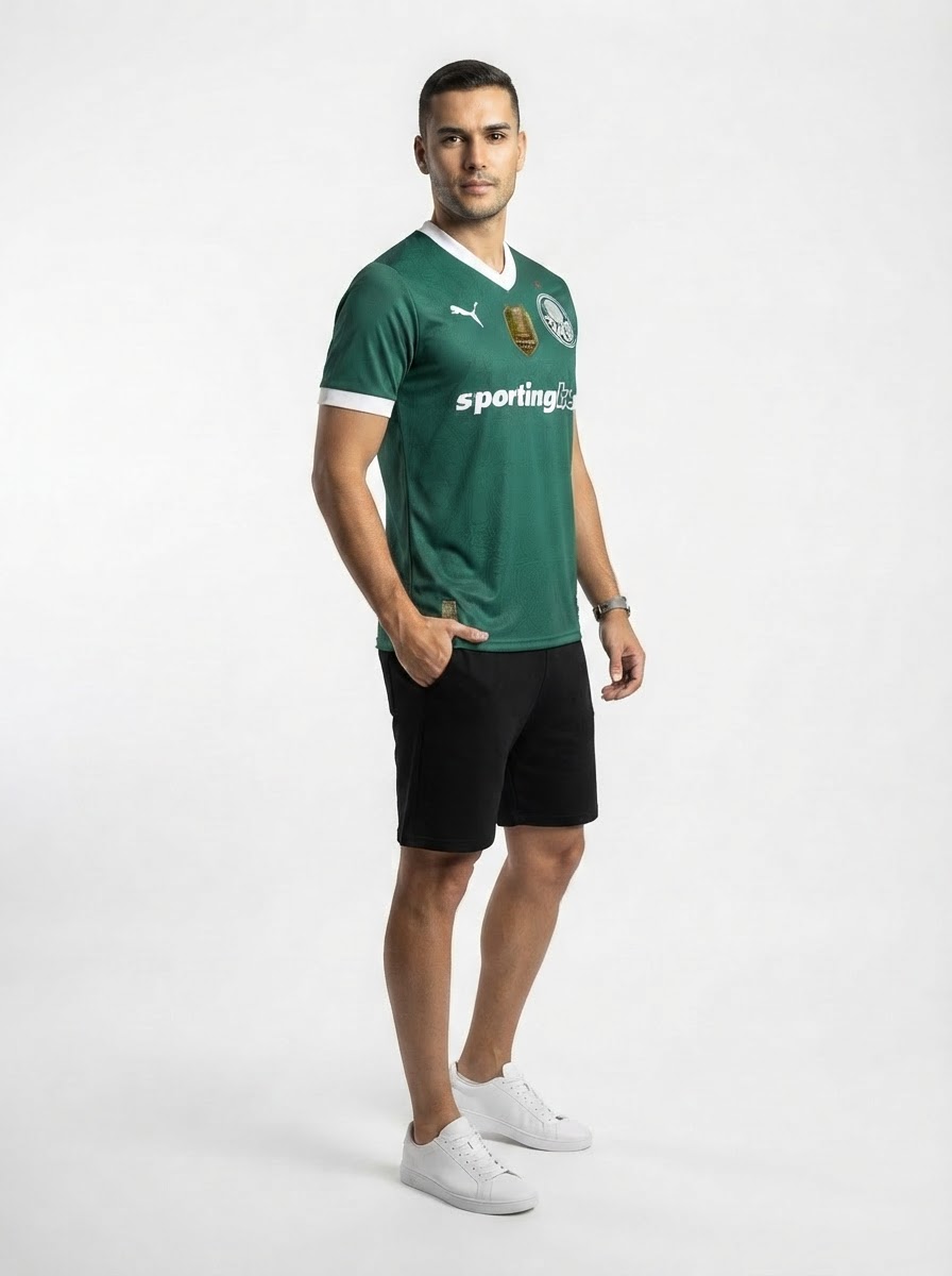 Palmeiras Home Jersey 2025/26 Patch Campeão - Fan Version
