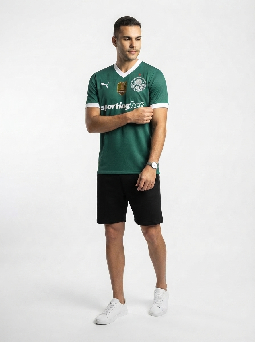 Palmeiras Home Jersey 2025/26 Patch Campeão - Fan Version