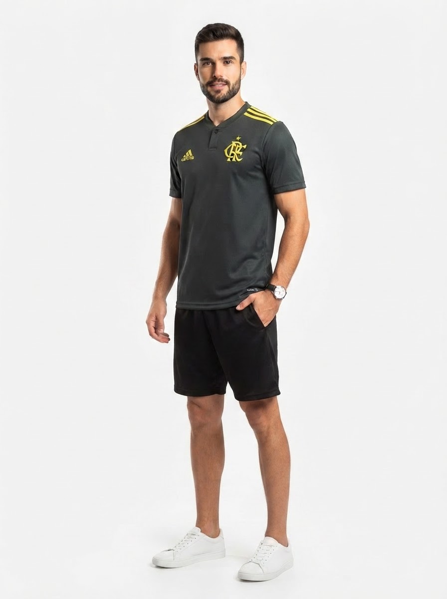 Flamengo 2019/20 Preta - Versao Retro