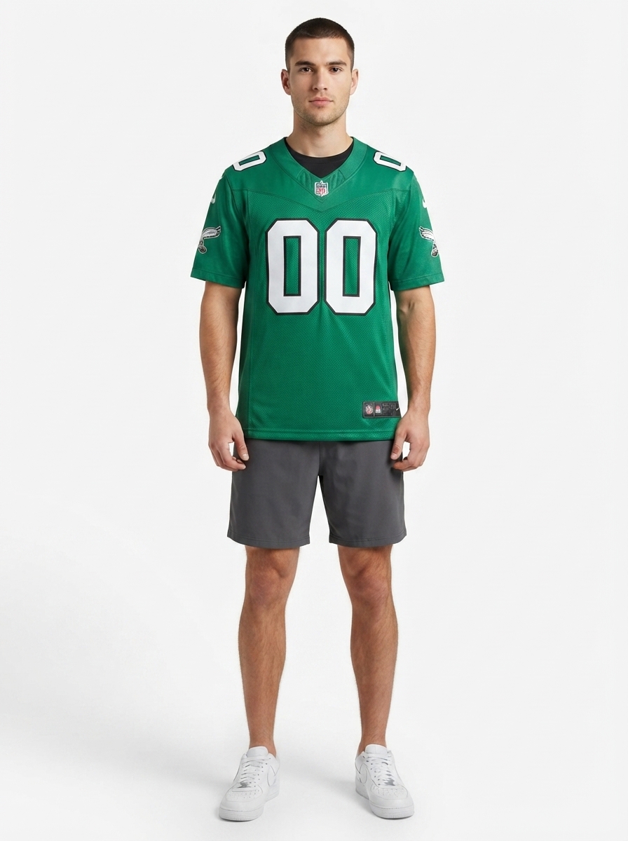 Philadelphia Eagles - Kelly 2nd Alternate Custom Jersey - Green