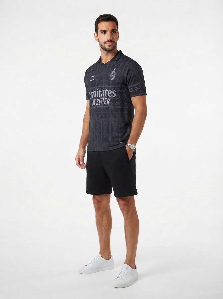 AC Milan 2024 Pleasures Jersey - Player Version - Slim Fit