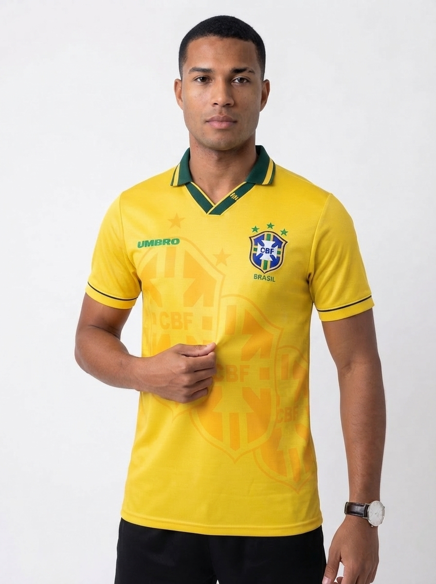 Jersey Retro National Team Brasil 1994 I
