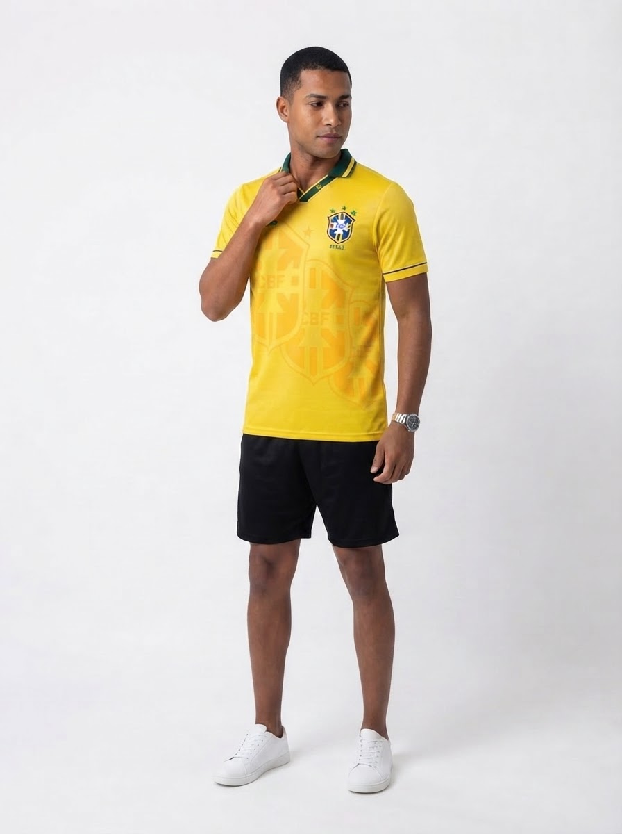 Jersey Retro National Team Brasil 1994 I