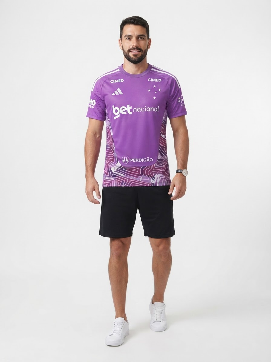 Cruzeiro Goleiro 26/27 - Fan Version com Sponsor