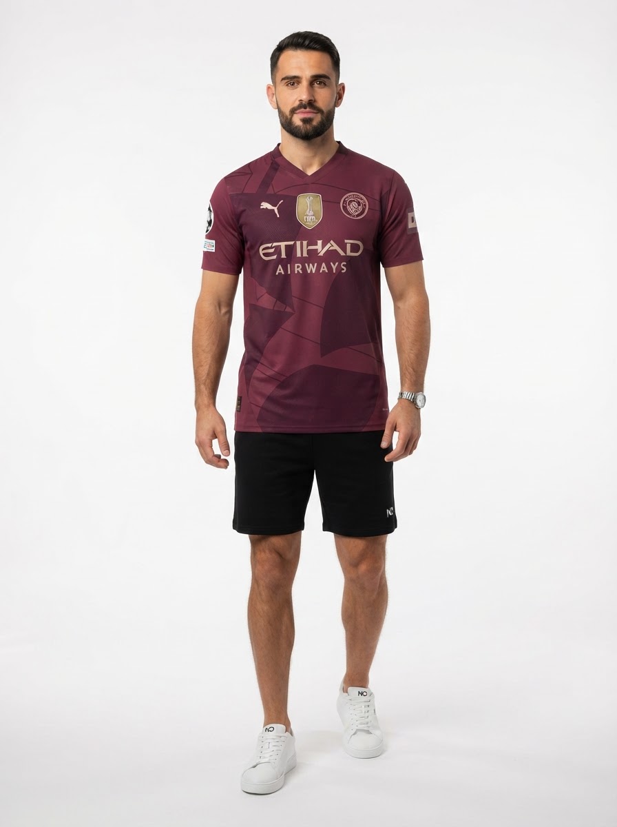 Manchester City 24/25 III Third UCL Jersey - Player Version - Slim Fit
