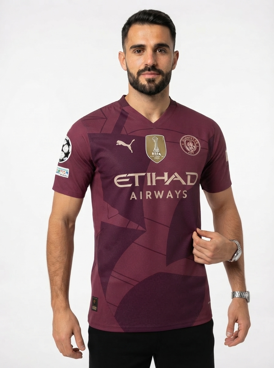 Manchester City 24/25 III Third UCL Jersey - Player Version - Slim Fit