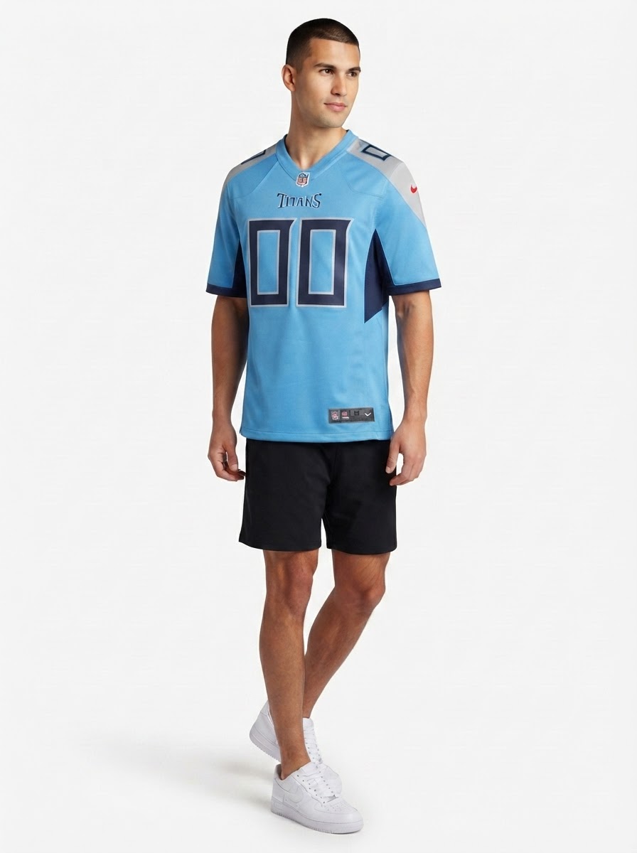 Tennessee Titans - Alternate Custom Game Jersey - Light Blue