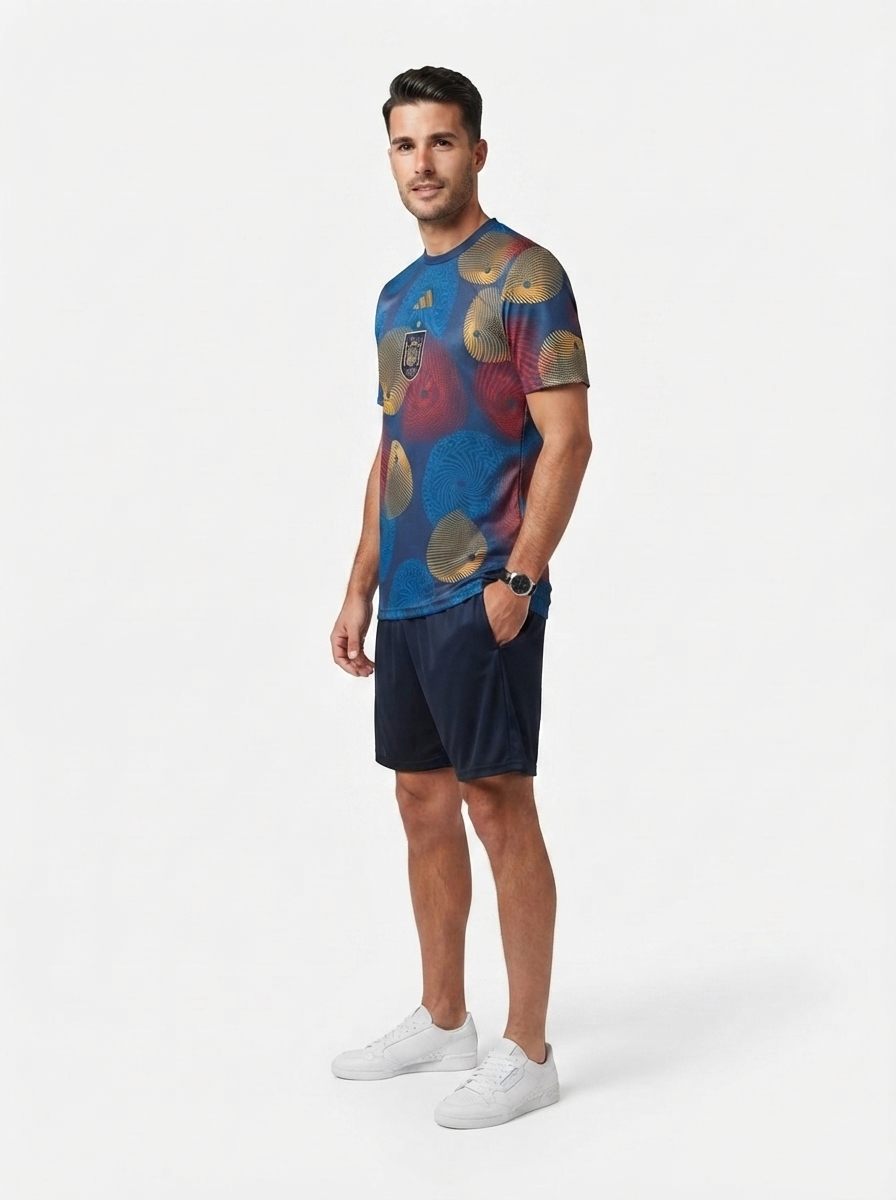 Spain 22/23 Pre Match Training Jersey - Fan Version