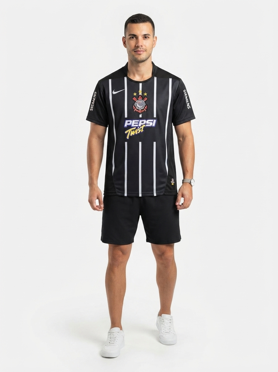 Corinthians 2004 II Away Jersey - Retro Version