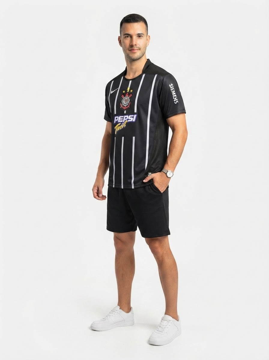 Corinthians 2004 II Away Jersey - Retro Version
