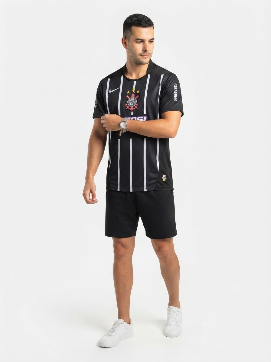 Corinthians 2004 II Away Jersey - Retro Version