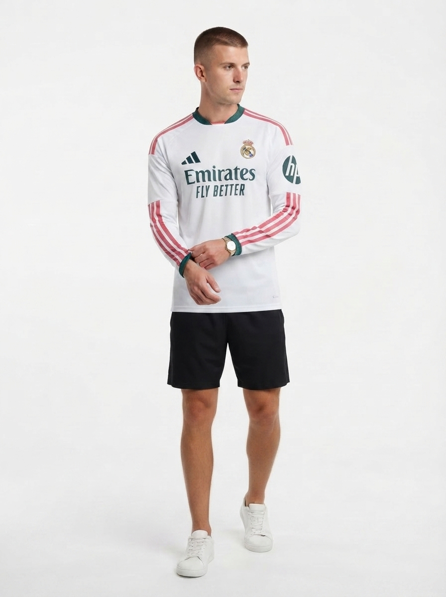 Real Madrid Home 26/27 Jersey - Long Sleeve