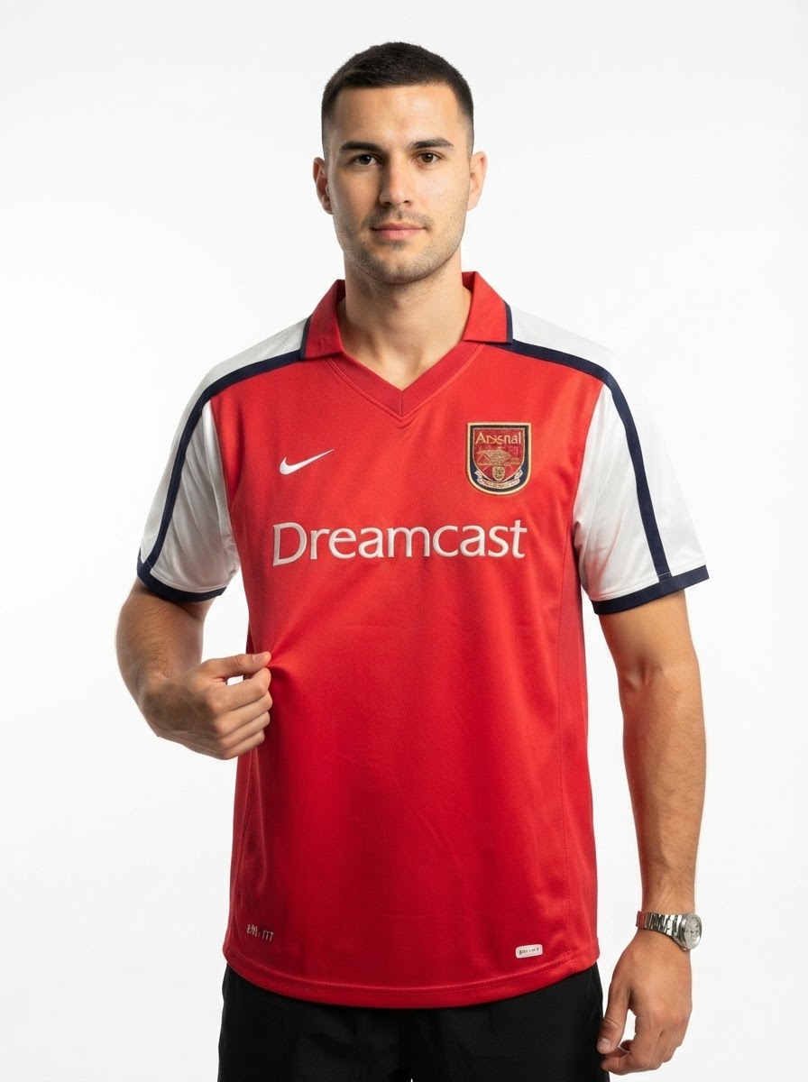Arsenal 01/02 I Home Jersey - Retro Version