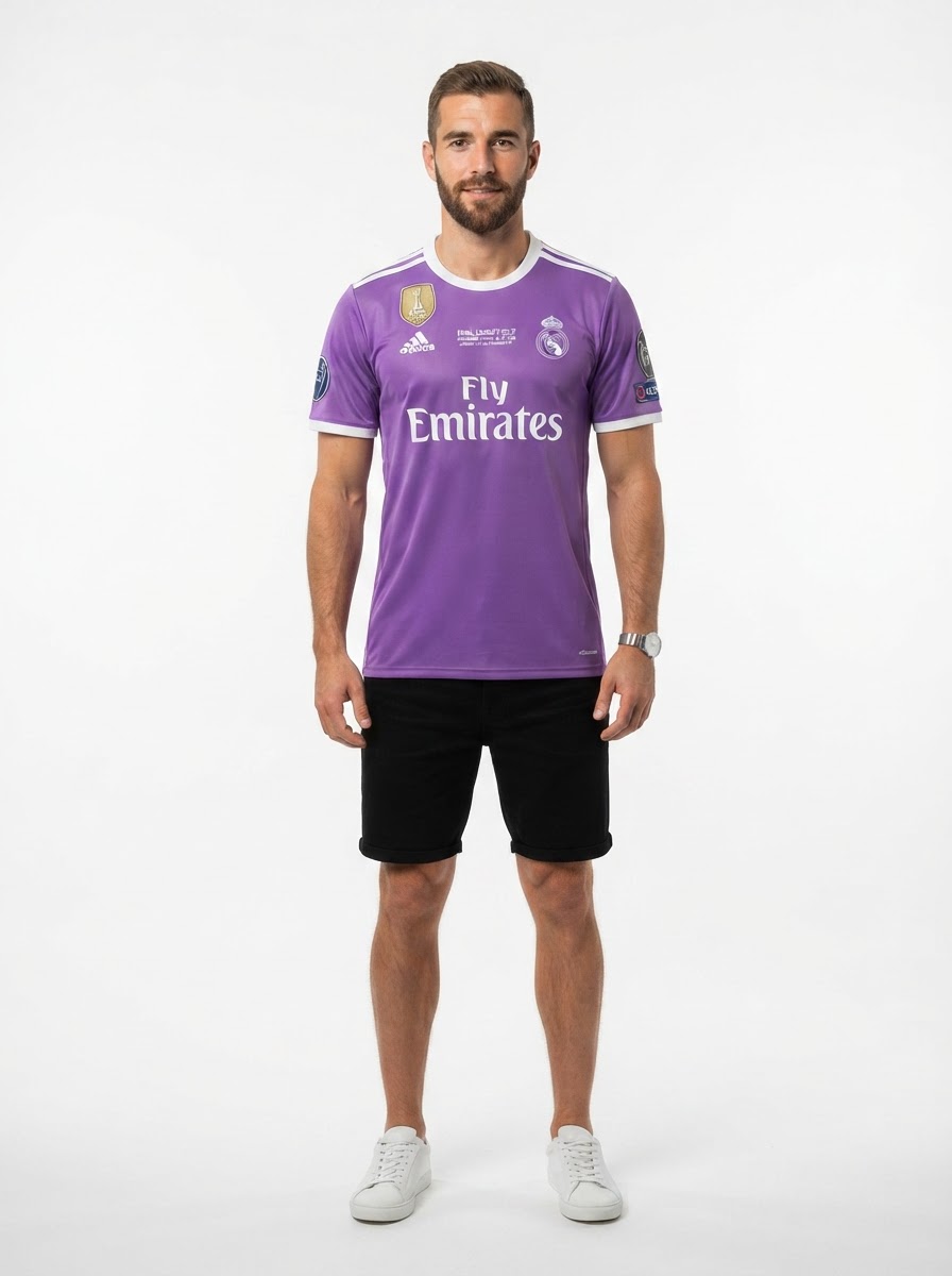 REAL MADRID AWAY - RETRO 2016-17 + Patchs
