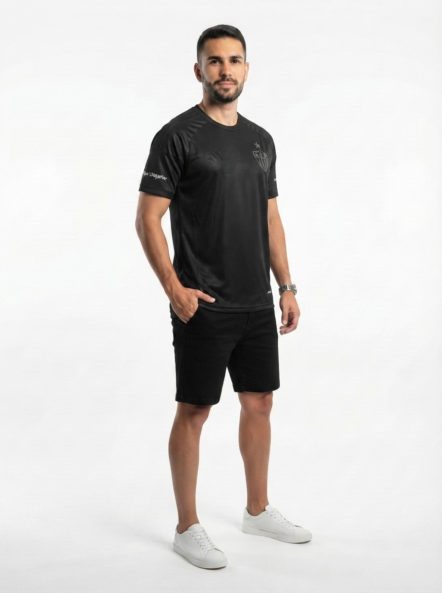 Jersey Atlético Mineiro All Black 2025/26 - Galo na Veia