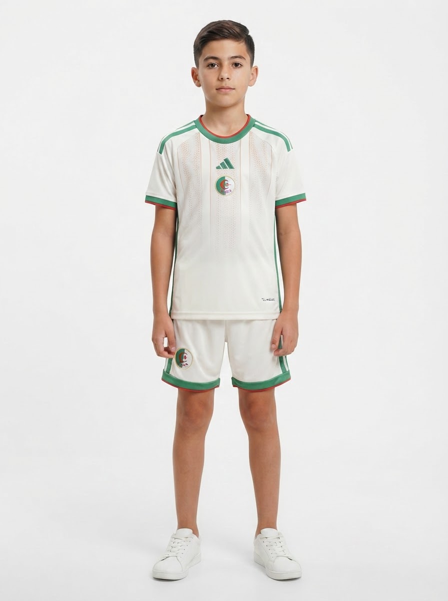 Kids Algeria 2026 World Cup Home Kit