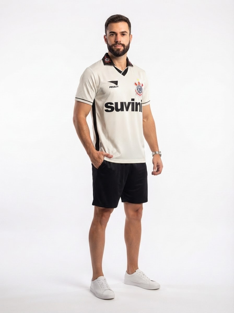 Corinthians 1996 I Home Jersey - Retro Version