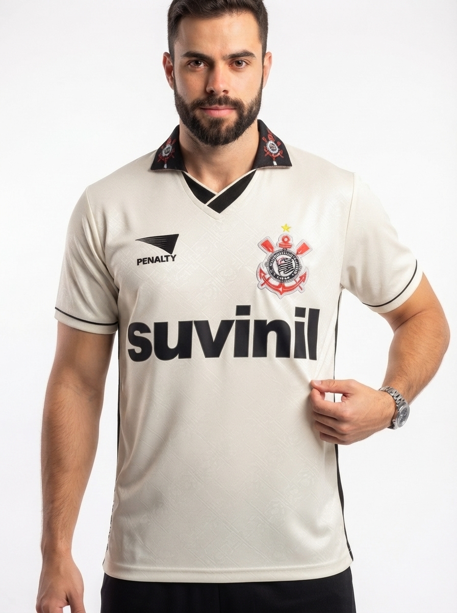 Corinthians 1996 I Home Jersey - Retro Version