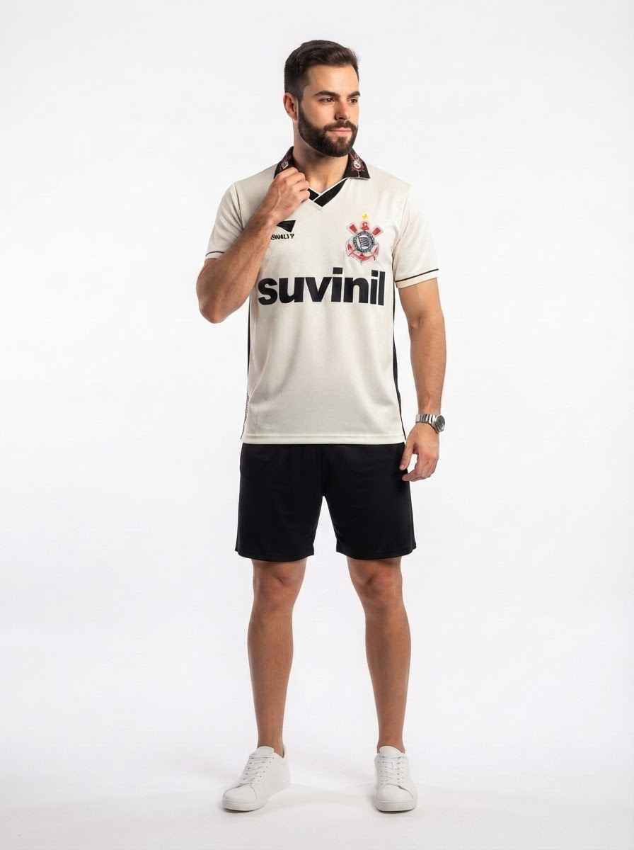 Corinthians 1996 I Home Jersey - Retro Version