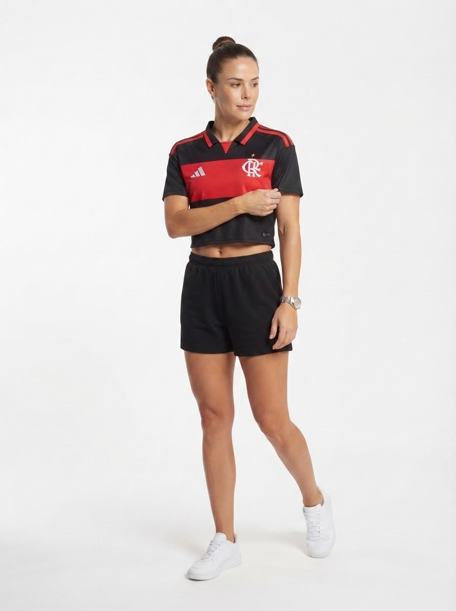 Cropped Flamengo Women's Jogo 1 2026