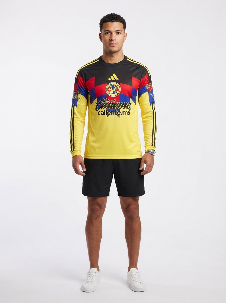 Club America Long Sleeve Home 2025/26 - Fan Version