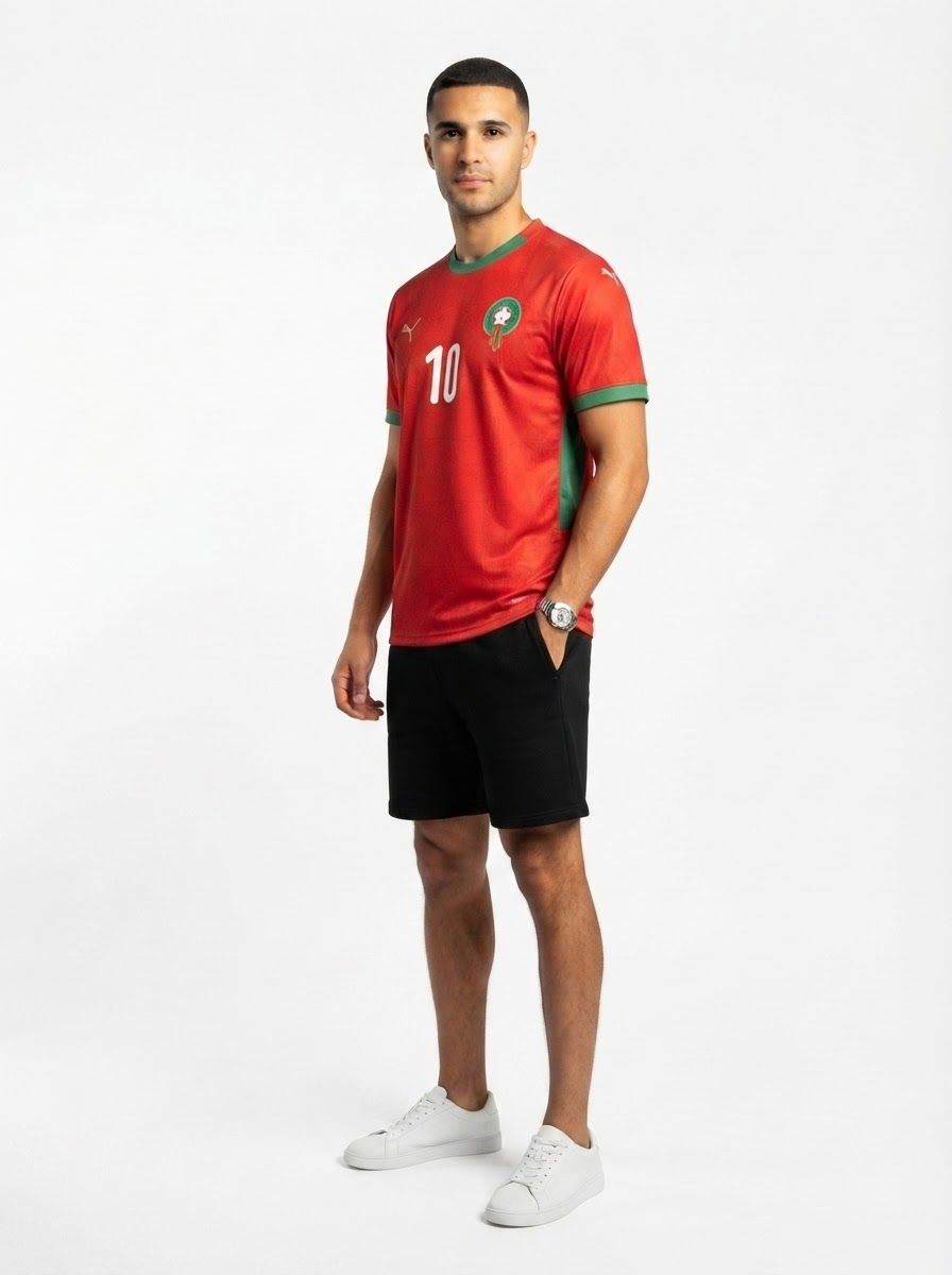 Marocco Brahim 10 Home Fan Jersey 2025/26