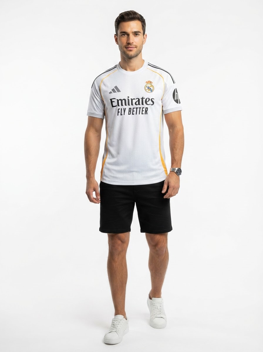 Real Madrid 25/26 I Home Jersey - Player Authentic Player [Slim Fit] Player [Slim Fit] Player [Slim Fit] Version - Slim Fit
