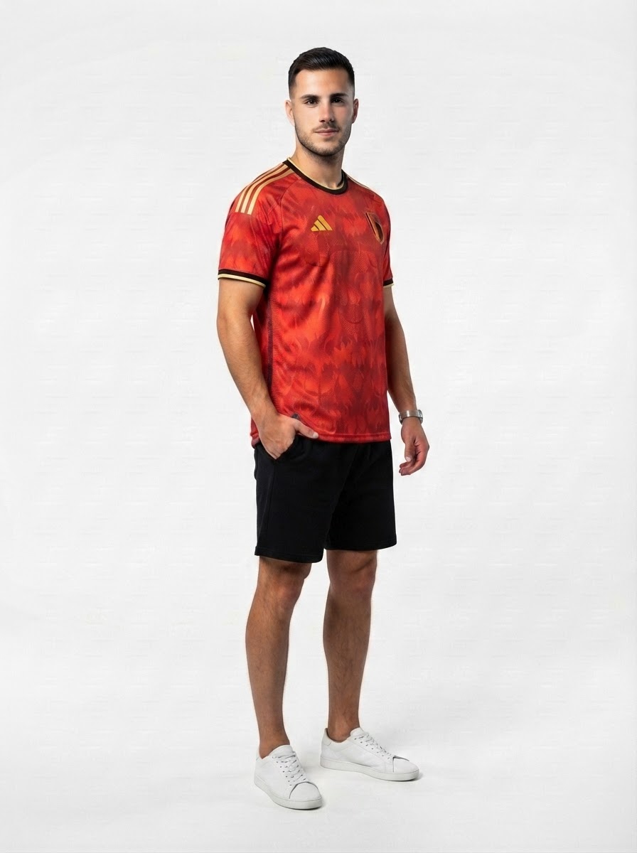 Belgium Home Authentic Player [Slim Fit] Player Shirt 2026 World Cup