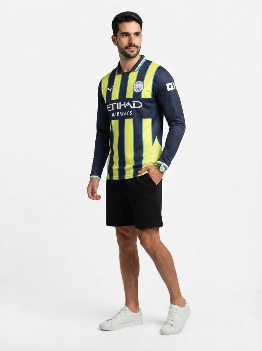 Manchester City 24/25 II Away Jersey - Long Sleeve