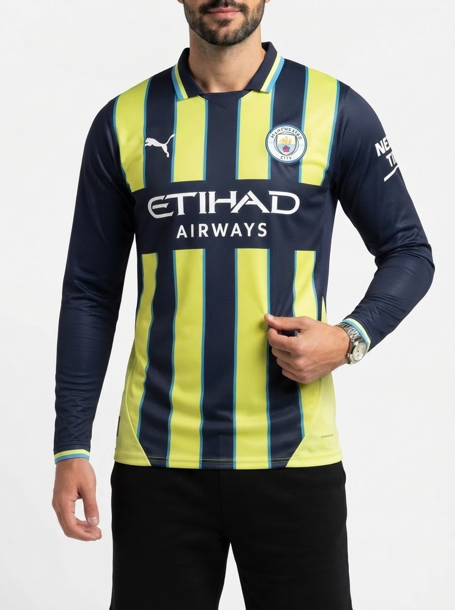 Manchester City 24/25 II Away Jersey - Long Sleeve