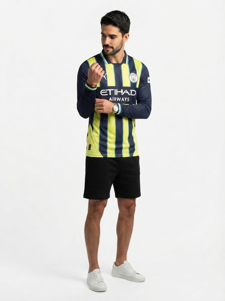 Manchester City 24/25 II Away Jersey - Long Sleeve