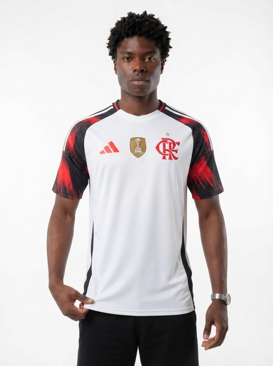 Jersey Flamengo 2025/26 II + Patch Mundial de Clubes