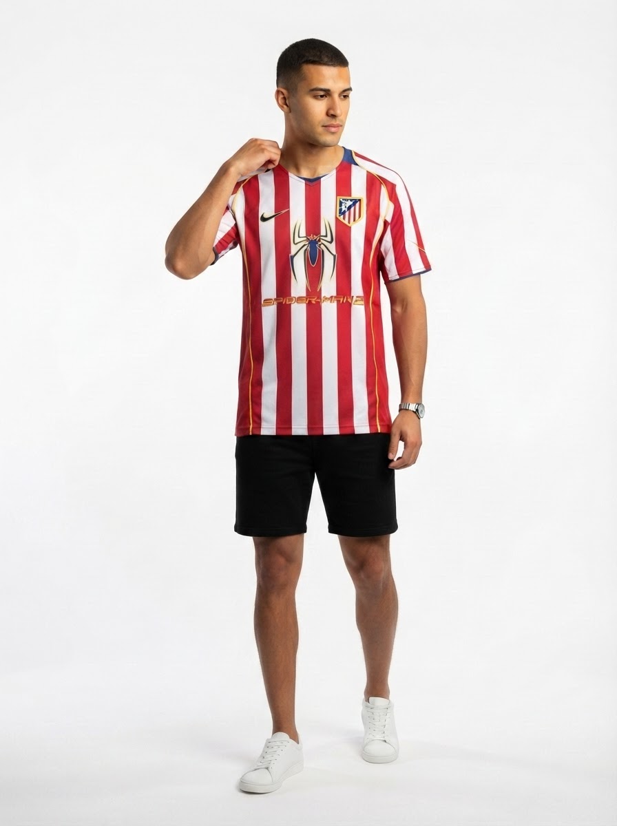 Atletico Madrid 04/05 I Home Jersey - Retro Version
