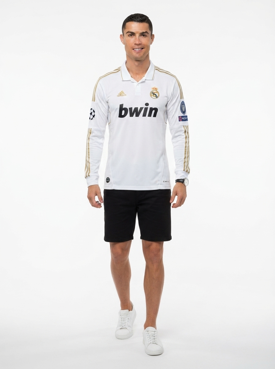 Real Madrid 11/12 I home Jersey - Long Sleeve Retro Version