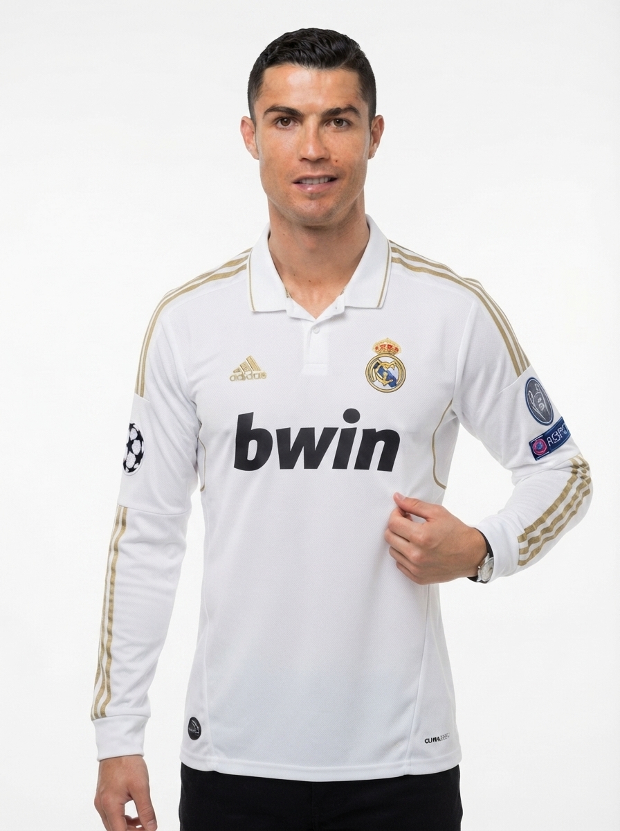 Real Madrid 11/12 I home Jersey - Long Sleeve Retro Version