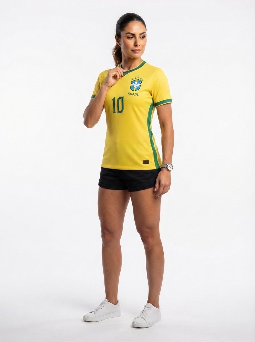 Brazil Away Jersey World Cup 2026 - Women #NEYMAR JR - 10