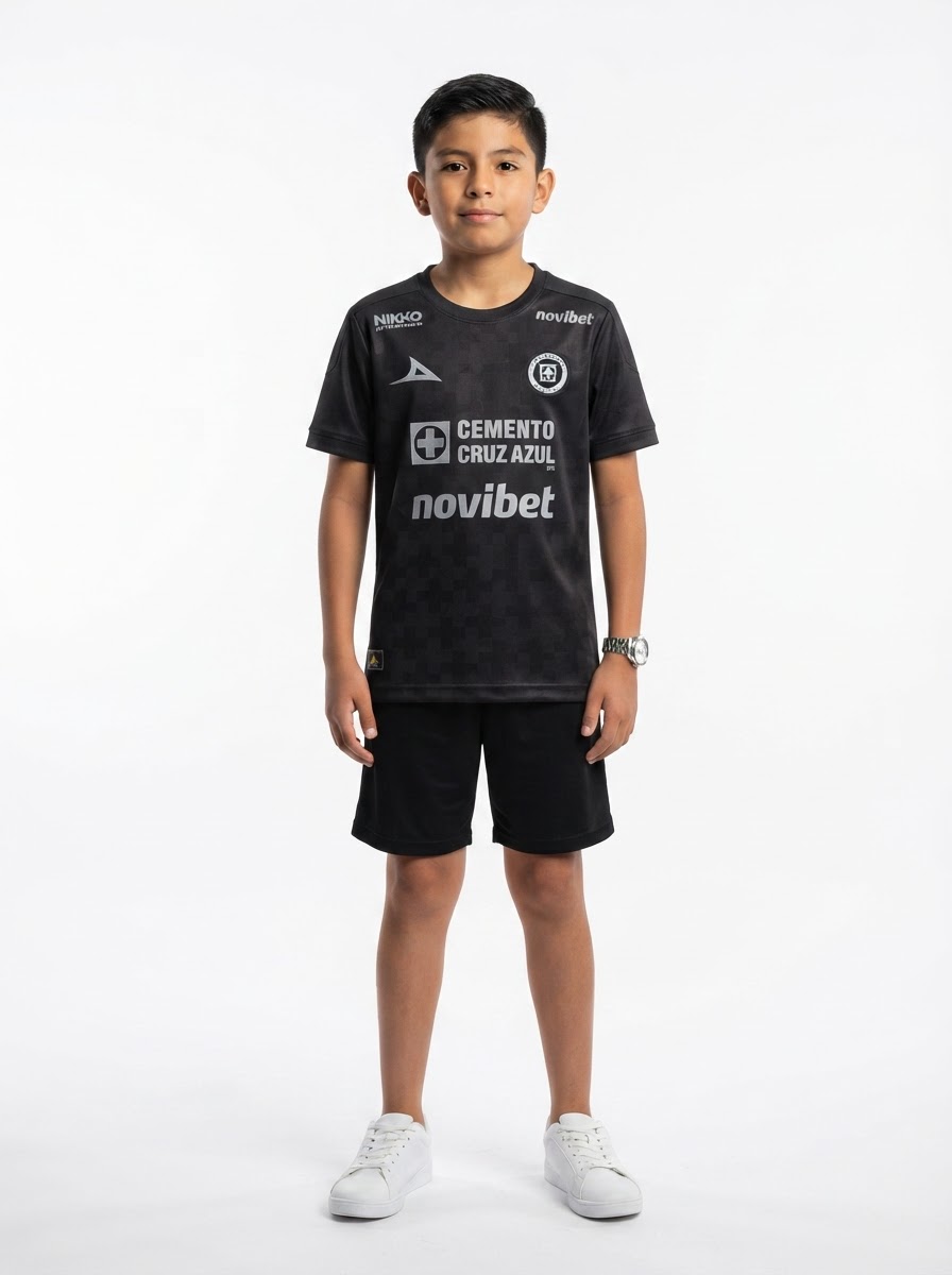 25/26 Kids Cruz Azul Third Black