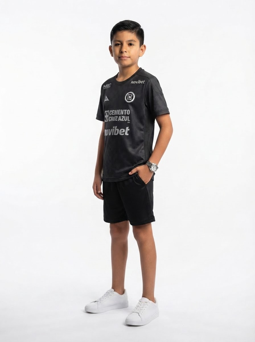 25/26 Kids Cruz Azul Third Black