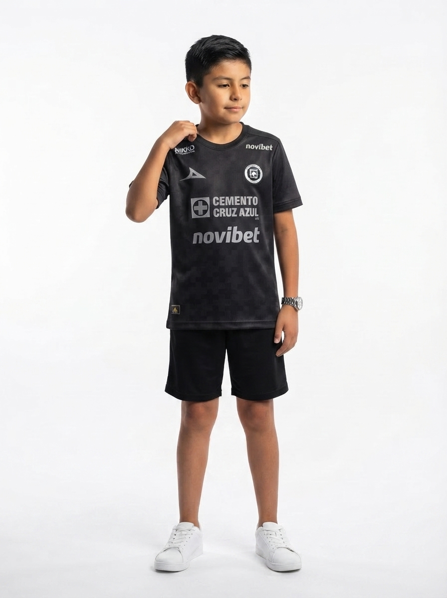 25/26 Kids Cruz Azul Third Black