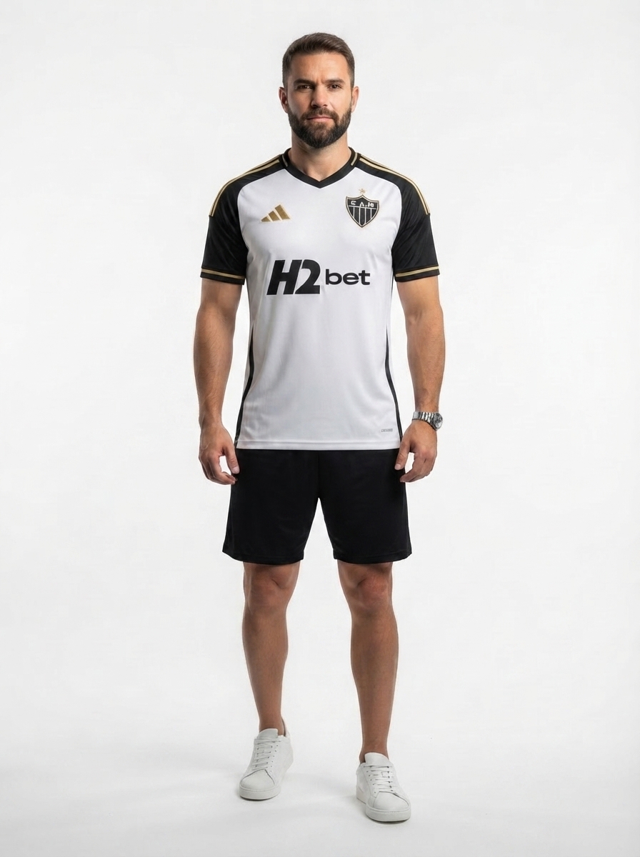 Atletico Mineiro 2025/26 Away Sponsor - Fan version