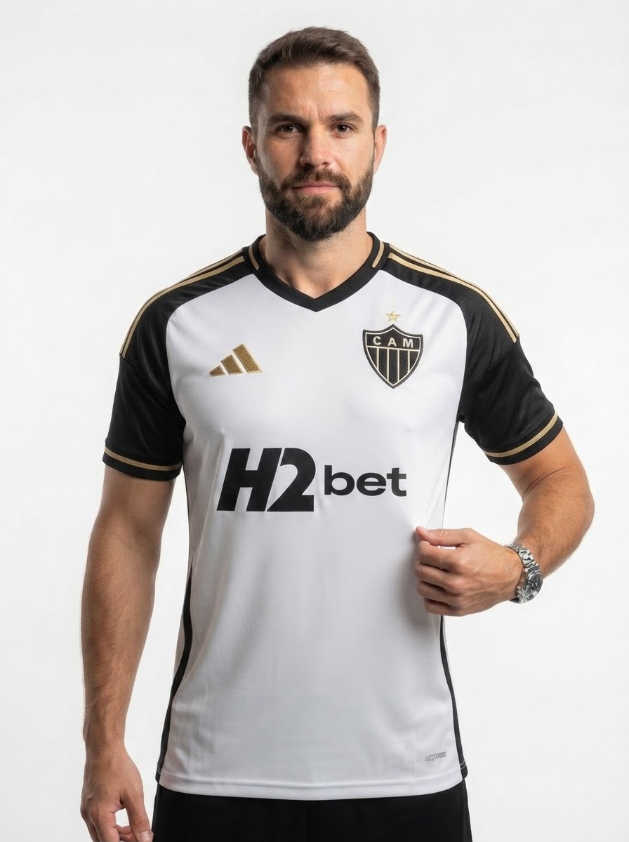 Atletico Mineiro 2025/26 Away Sponsor - Fan version