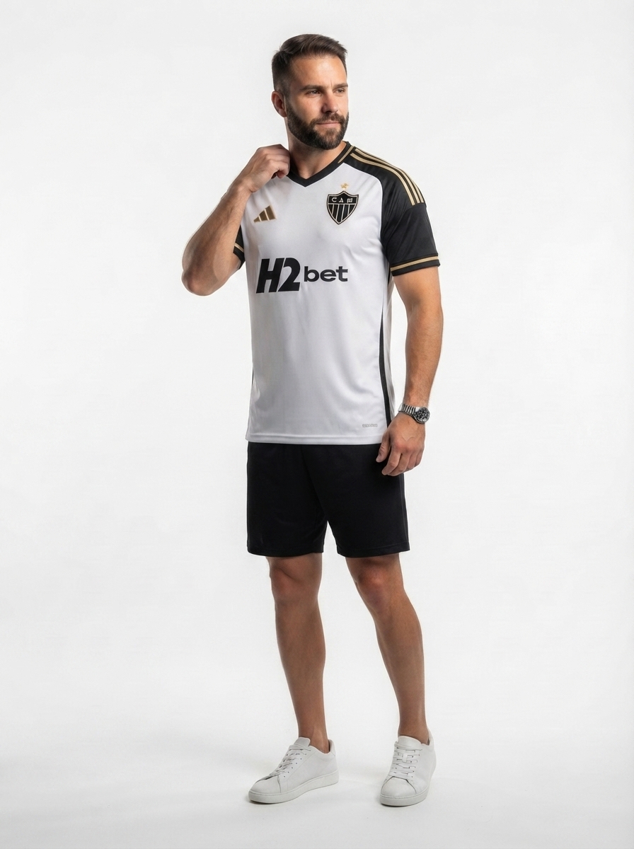Atletico Mineiro 2025/26 Away Sponsor - Fan version