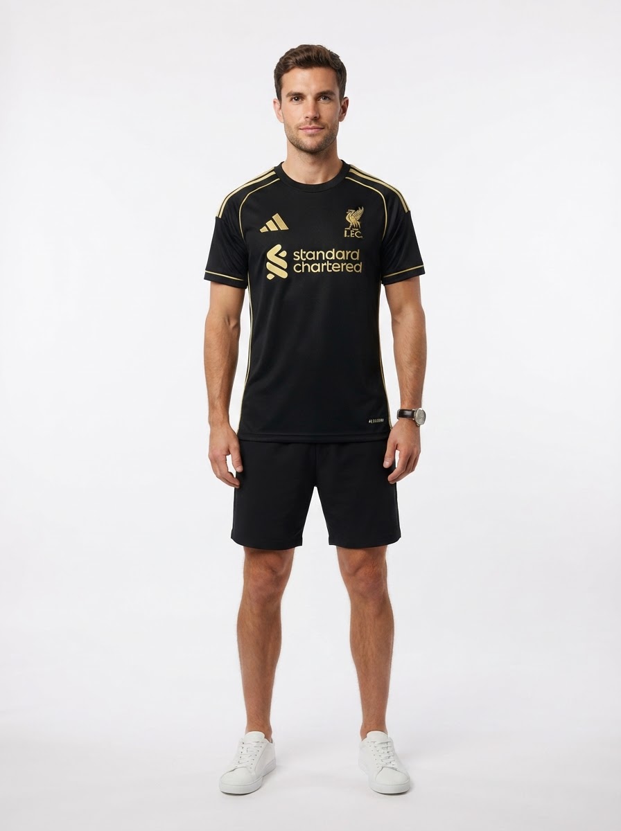 Liverpool 2025/26 Black Gold Edition Jersey