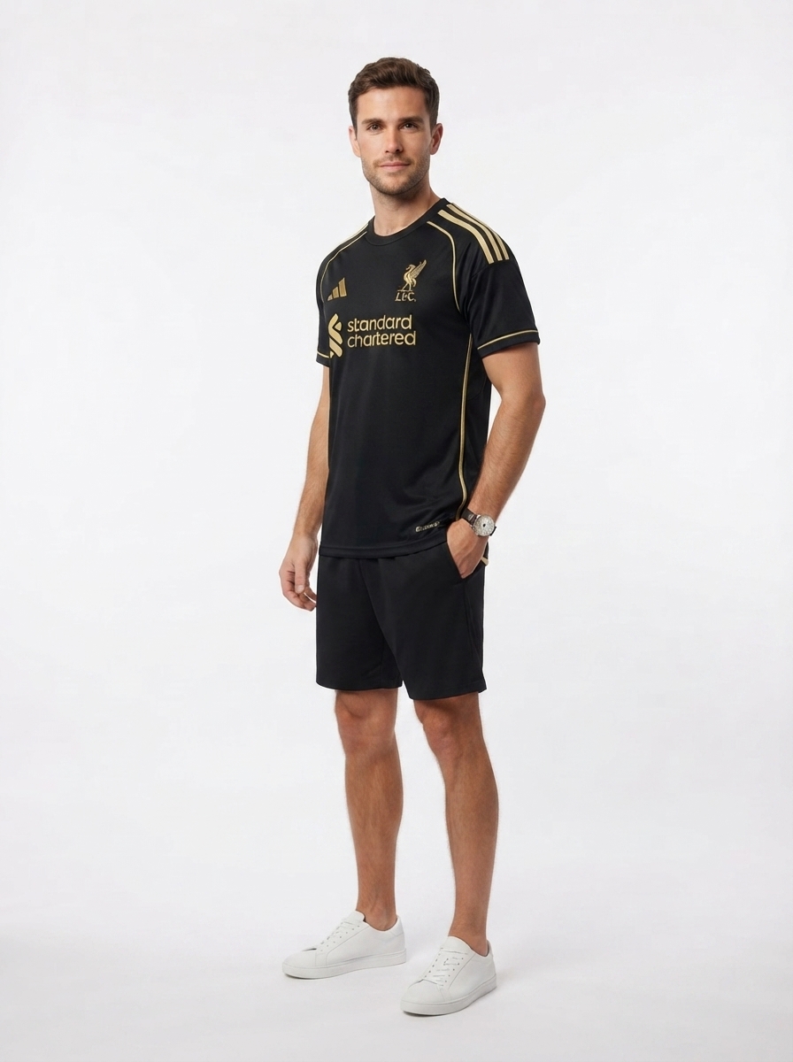 Liverpool 2025/26 Black Gold Edition Jersey