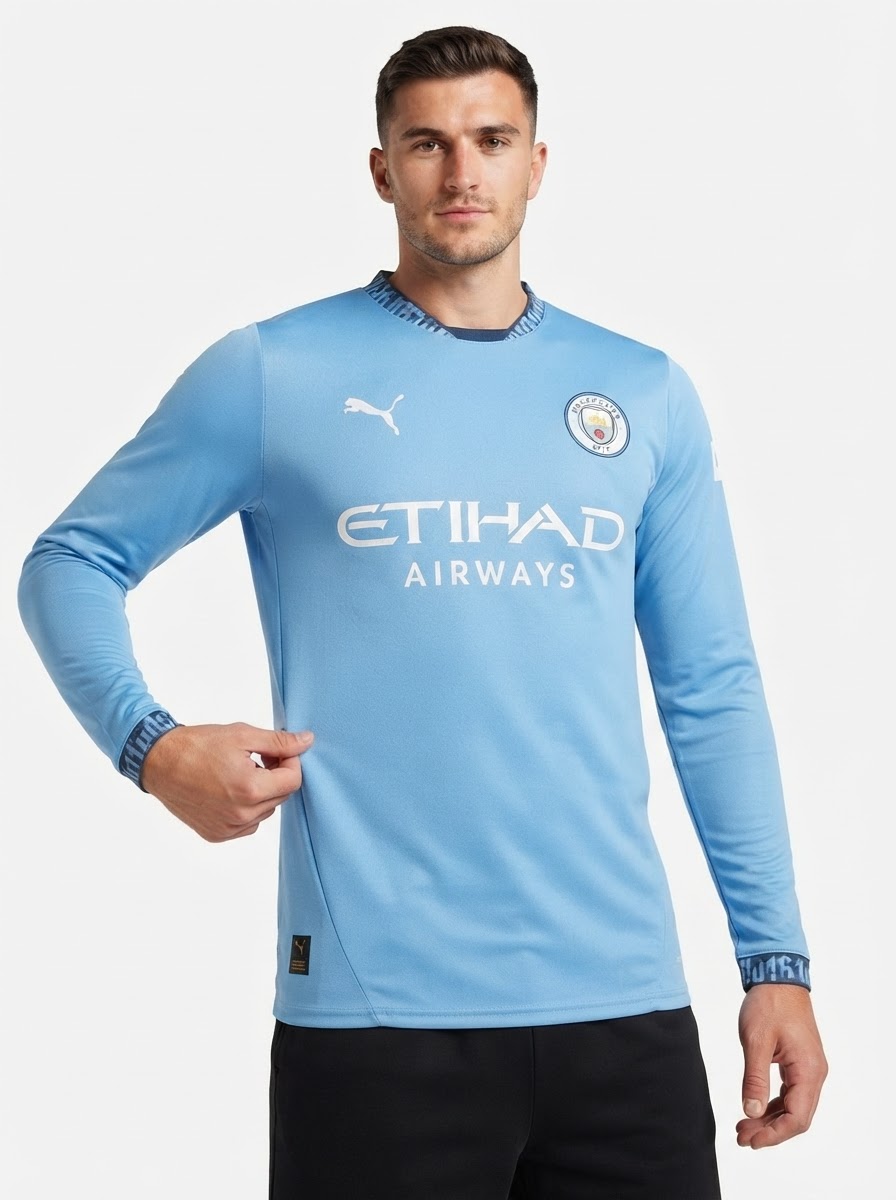 Manchester City 24/25 I Home Jersey - Long Sleeve