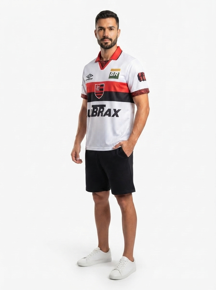 Flamengo 1995 II Away Jersey - Retro Version